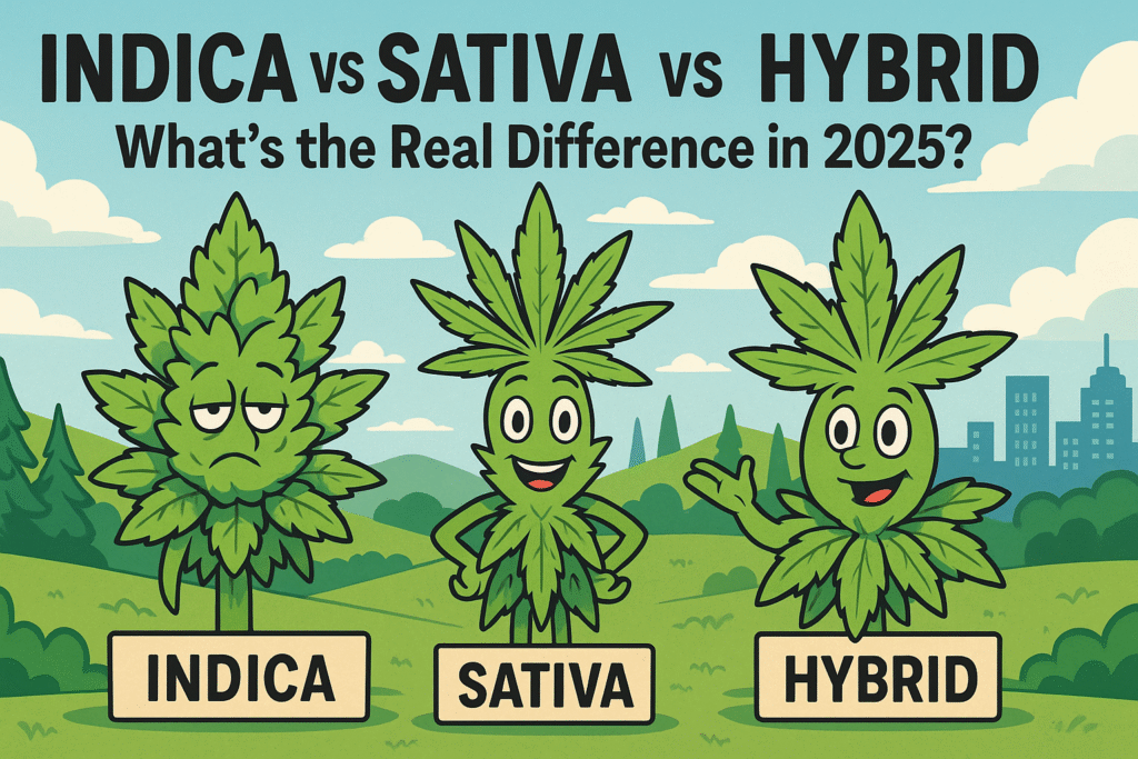 Indica vs Sativa vs Hybrid