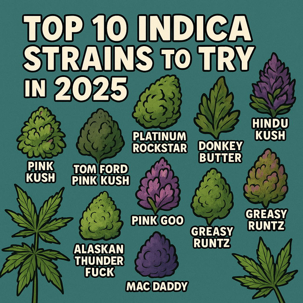 Top 10 Indica Strains to Try in 2025