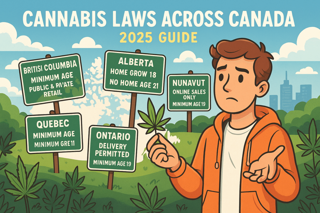 What’s Legal? A 2025 Guide to Cannabis Laws Across Canadian Provinces
